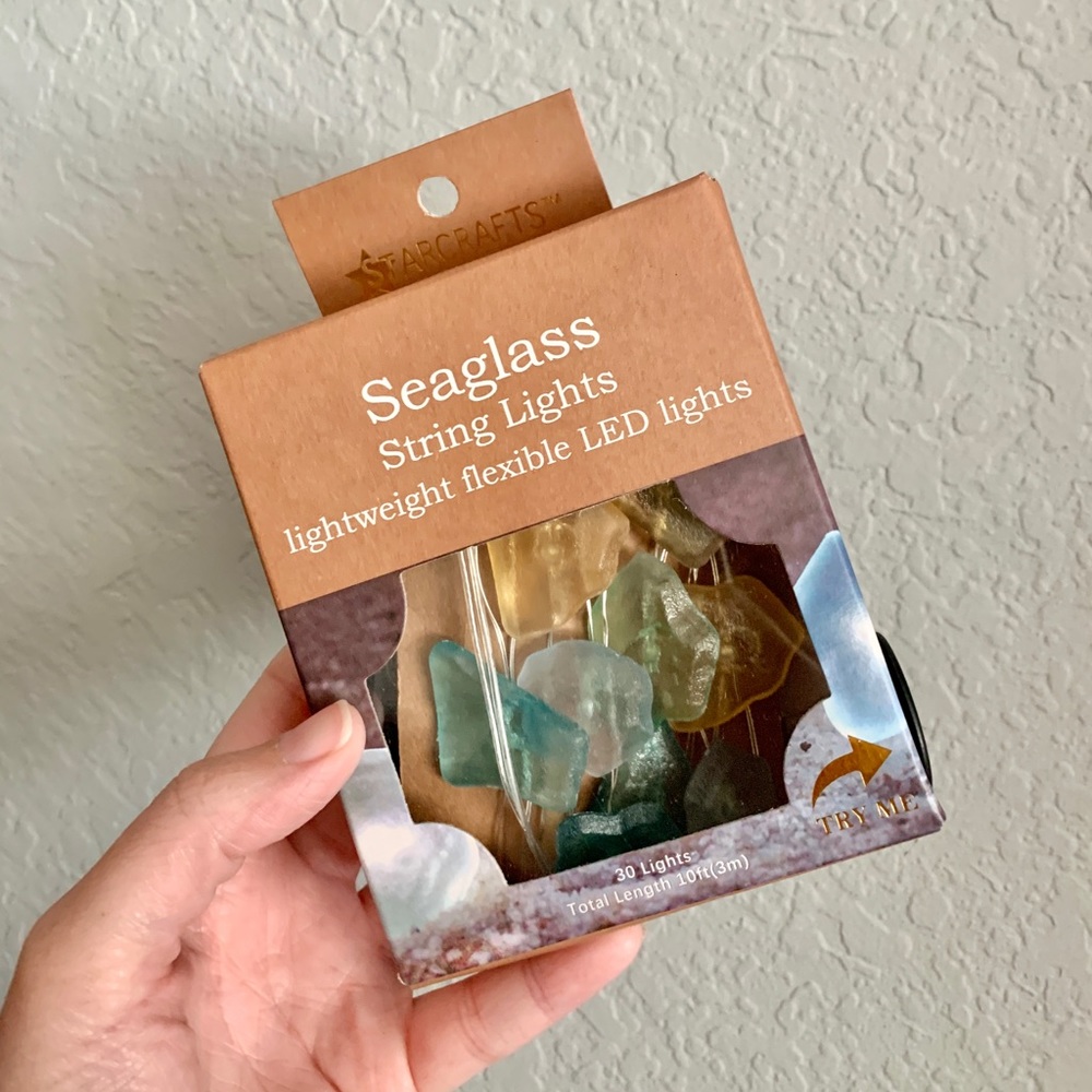Starcrafts Seaglass String LED Lights, 10 ft